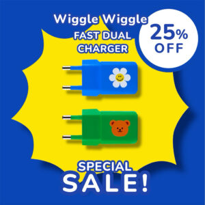 Wiggle Wiggle Fast Dual Charger หัวชาร์จไว