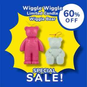 Wiggle Wiggle Limited Candle Sitting Wiggle Bear