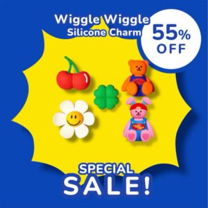 Wiggle Silicone Charm