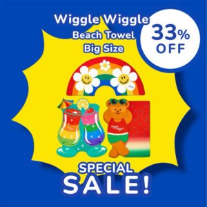 Wiggle Beach Towel Big Size