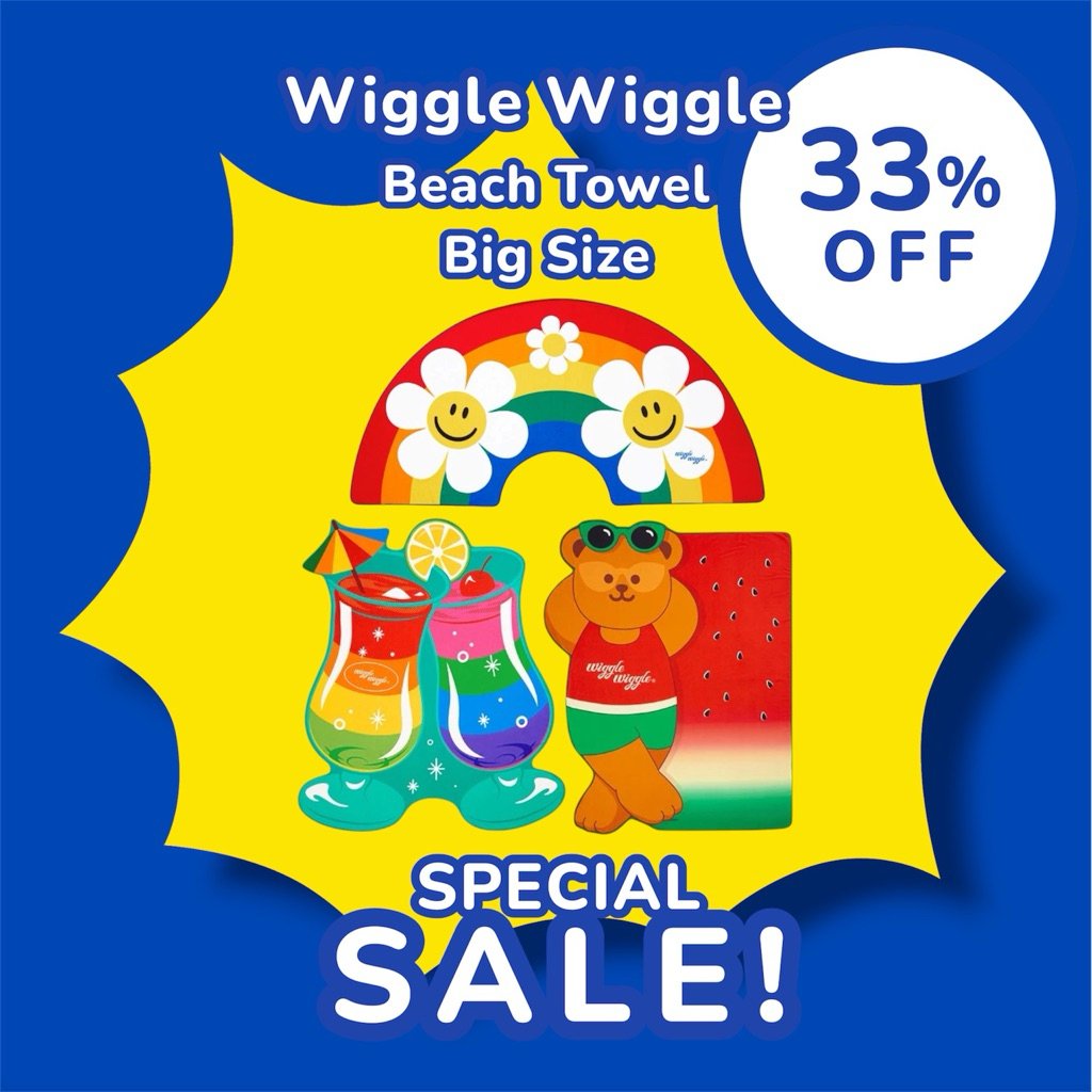 Wiggle Beach Towel Big Size