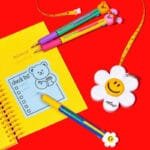 Wiggle Figure Multi 4 Color Ball Pen
