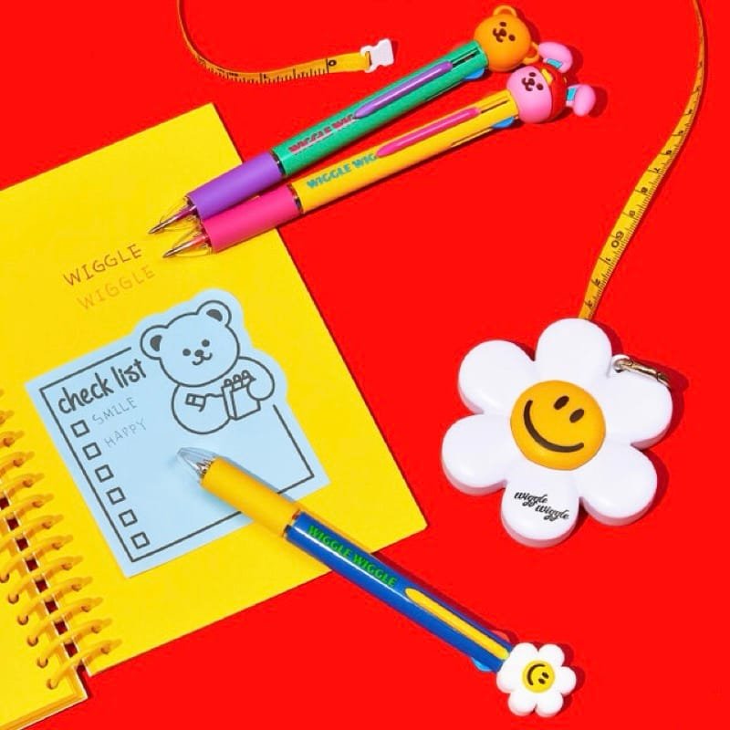 Wiggle Figure Multi 4 Color Ball Pen