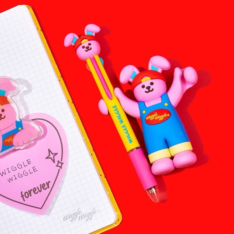 Wiggle Figure Multi 4 Color Ball Pen