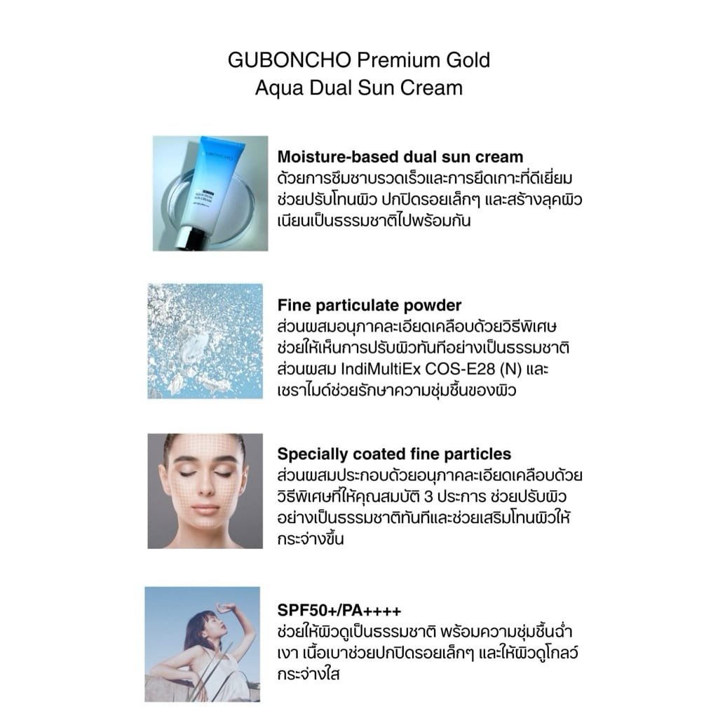 GUBONCHO Aqua Dual Sun Cream