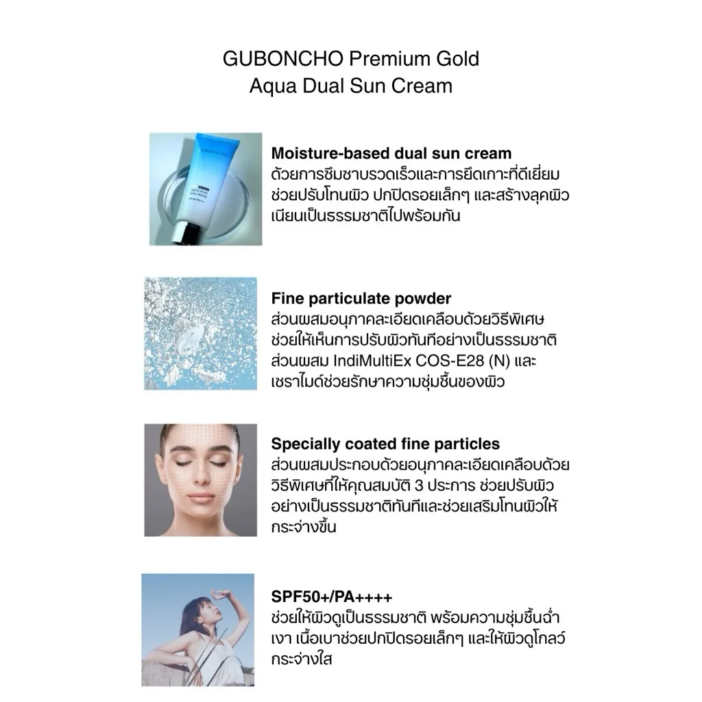 GUBONCHO Aqua Dual Sun Cream