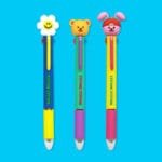 Wiggle Figure Multi 4 Color Ball Pen