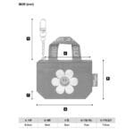 Wiggle Mini Tarpaulin Bag Keyring